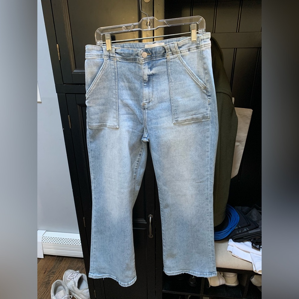 Risen Wide leg Jeans size 13/31 NWT